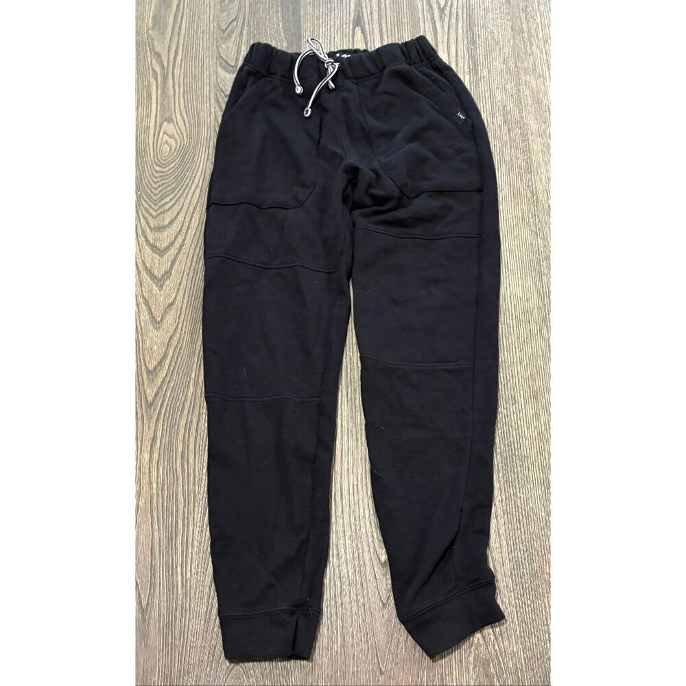 Lee Youth Boys Sweat Pants Drawstring Elastic Waist Pull-On Black Size M 10/12